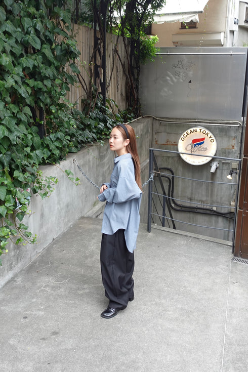 ボリュームスラックスパンツ